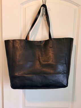Chico's Black & Tan Reversible Tote